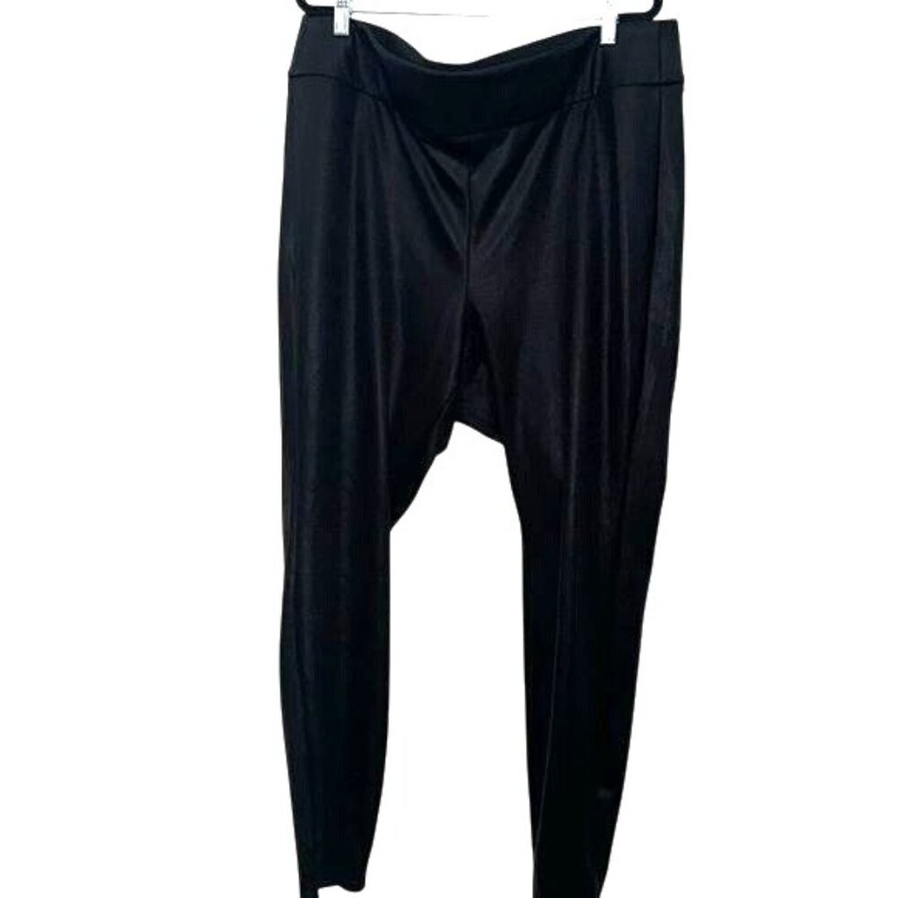 Lane Bryant Womens Plus Size 22/24 Black Polyester Spandex Pants